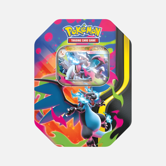 Pokémon Trading Card Game - Mega Charizard X Ex Tin - English