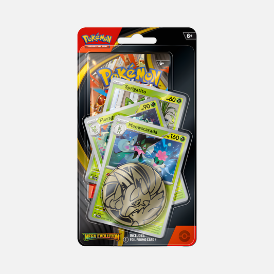 Pokémon Trading Card Game - Mega Evolution Premium Checklane Blister (Meowscarada) - English