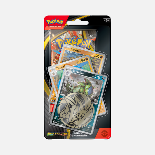 Pokémon Trading Card Game - Mega Evolution Premium Checklane Blister (Tyranitar) - English