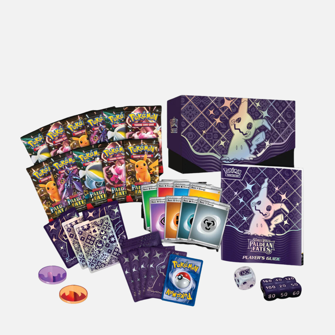 Pokémon Trading Card Game - Paldean Fates Elite Trainer Box (Mimikyu) - Scarlet & Violet [SV4.5] - Englisch