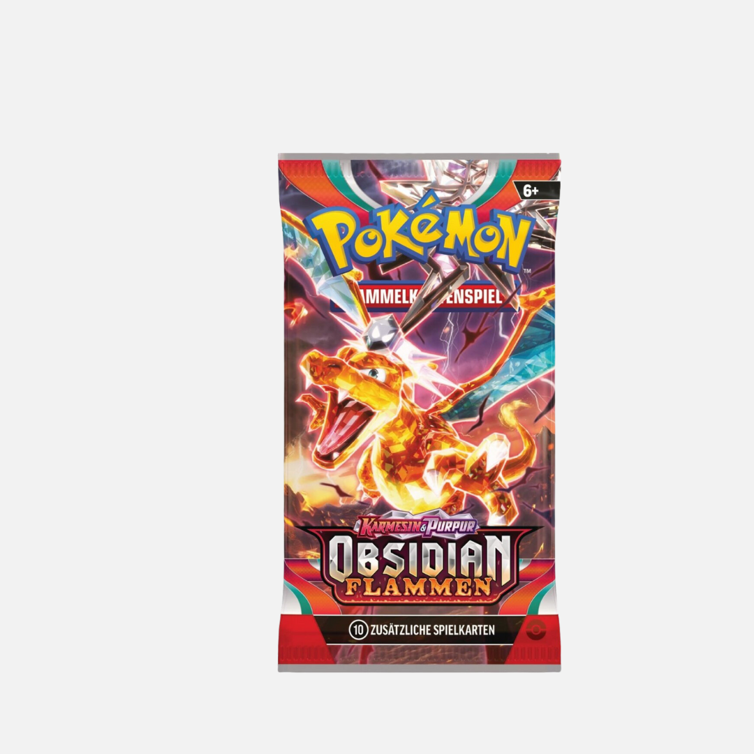 Pokémon Trading Card Game - Obsidian Flammen Booster Pack [SV3] - Karmesin & Purpur (Deutsch)