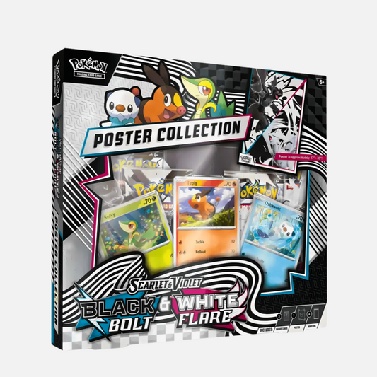 Pokémon Trading Card Game - Black Bolt & White Flare Unova Poster Collection [SV10.5]- Scarlet & Violet 10.5 (English)