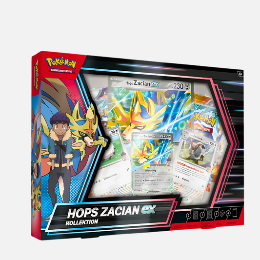 Pokémon Trading Card Game - Hops Zacian Ex Kollektion - Karmesin & Purpur 9 (Deutsch)