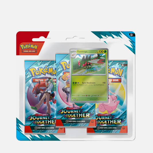 Pokémon Trading Card Game - Journey Together 3-Pack Blister (Yanmega) - Scarlet & Violet 9 (English)