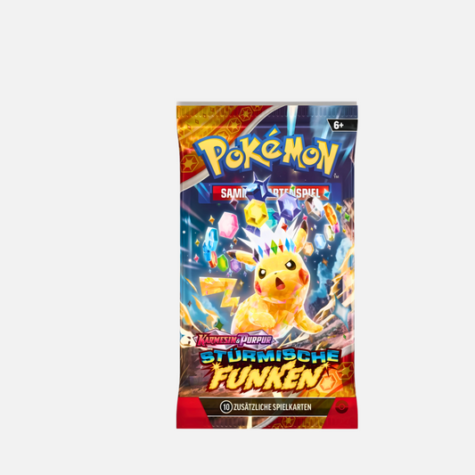 Pokémon Trading Card Game - Stürmische Funken Booster Pack [KP08] - Karmesin & Purpur 8 (Deutsch)