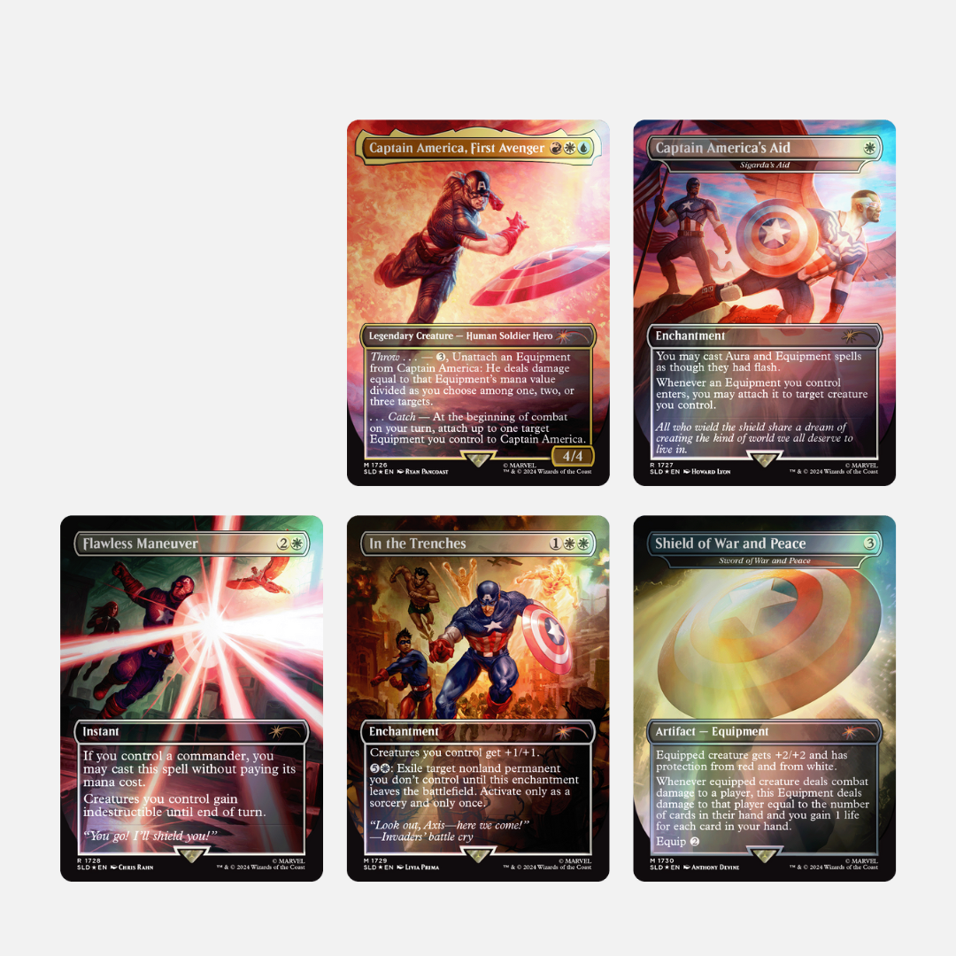 Secret Lair X Marvel - Captain America Rainbow Foil Edition - (English)