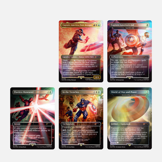 Secret Lair X Marvel - Captain America Rainbow Foil Edition - (English)