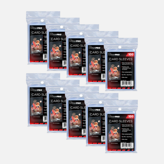 Ultra Pro - Standard Card Sleeves - Regular Soft Card (100 Stück) - 10er Pack