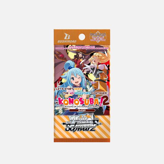Weiß Schwarz -  Konosuba - God's blessing on this wonderful world! Re:Edit Booster Pack - English