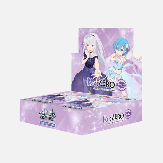 Weiß Schwarz - Re:ZERO - Starting Life in Another World - Vol. 3 Booster Display - English