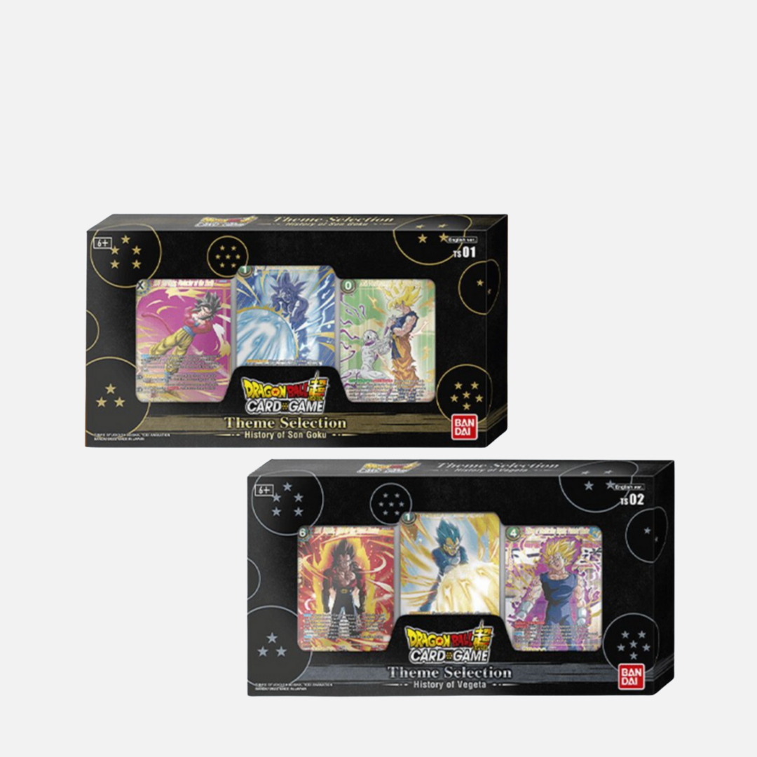 Dragonball Super Card Game - Theme Selection Bundle - History of Son Goku & Vegeta TS01-TS02 (Englisch)